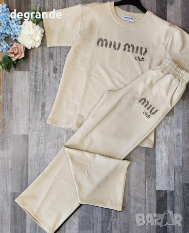  🎯🎯🎯НАМАЛЕН Дамски спортен сет #MiuMiu, снимка 2 - Спортни екипи - 50887288