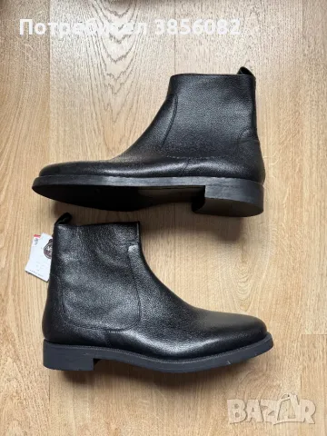 Оригинални обувки от естествена кожа 45 номер, снимка 5 - Мъжки ботуши - 48328874