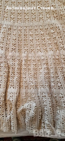 Ръчно плетена рокля на една кука УНИКАТ, снимка 3 - Рокли - 51330715