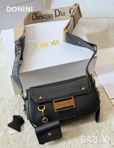 Christian Dior Дамска чанта, кожа, снимка 3 - Чанти - 56377968