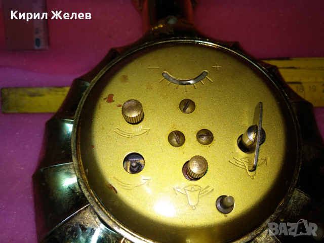 SHANGHAI CHINA Стар РЯДЪК ФИГУРАЛЕН КОЛЕКЦИОНЕРСКИ РЕТРО МЕХАНИЧЕН КИТАЙСКИ БУДИЛНИК ШАНХАЙ 24818, снимка 5 - Антикварни и старинни предмети - 44549240