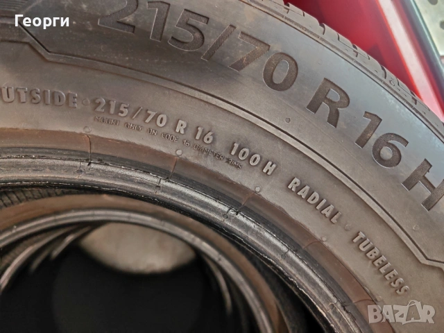 4бр.летни гуми 215/70/16 Barum, снимка 4 - Гуми и джанти - 53912200