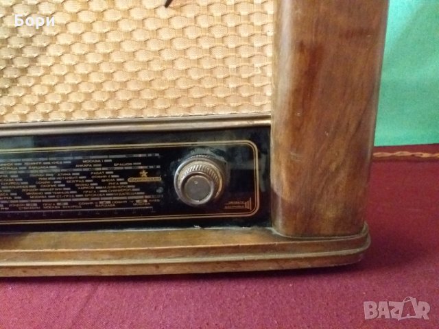 Хр.Ботев  Радио лампово, снимка 3 - Радиокасетофони, транзистори - 34339911