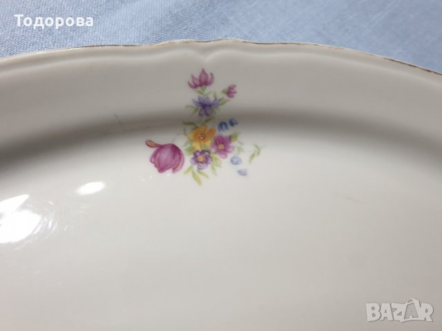 Порцеланов плато-Китка-Нови пазар., снимка 2 - Чинии - 35079478