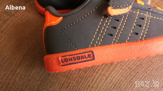 LONSDALE OVAL 33 GREY/ORANGE Размер EUR 20,5 / UK 4 бебешки обувки 72-12-S, снимка 5 - Бебешки обувки - 36806914