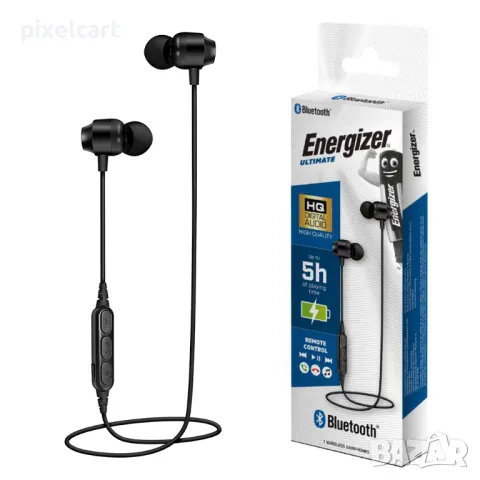 Слушалки Bluetooth Energizer CIBT20 Metal, Черен