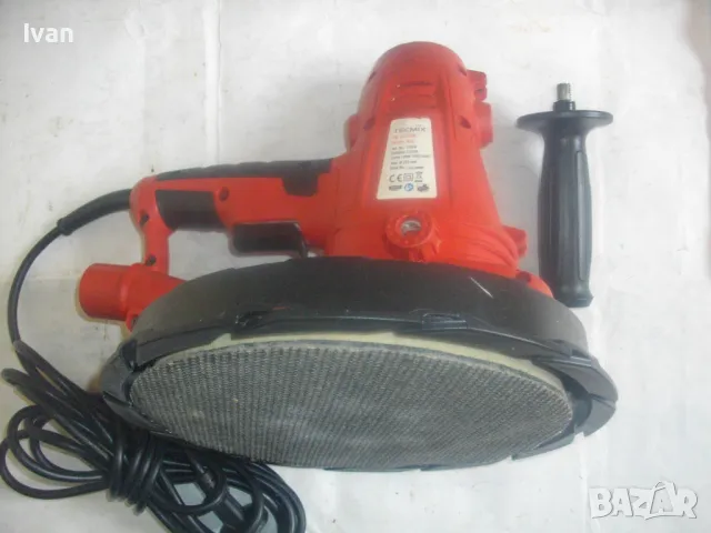 1220W ф225мм НЕМСКИ ОРИГИНАЛЕН КРЪГЪЛ ГОЛЯМ ВИБРОШЛАЙФ ШЛАЙФАНЕ СТЕНИ ТАВАНИ ПОДОВЕ TECMIX TMHS125, снимка 15 - Други инструменти - 50245613