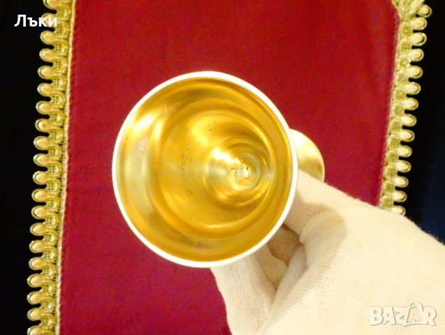 Хем бронзов бокал,чаша за вино,хем свещник. , снимка 6 - Антикварни и старинни предмети - 30408162