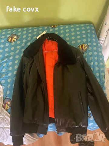 Кожено яке Moncler