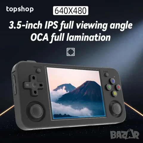 Ретро конзола ANBERNIC RG35XX H 128GB с игри, 4 ядра Cortex-A53 1.5GHz, GPU Mali-G31 MP2 650MHz..., снимка 7 - Nintendo конзоли - 50501510