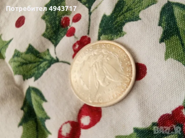 Американски сребърен долар , снимка 2 - Нумизматика и бонистика - 56458573