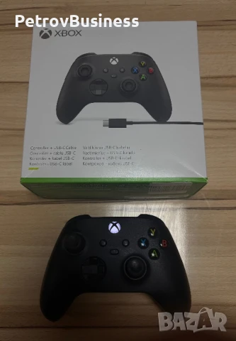 Безжичен контролер Microsoft - Black (Xbox One/Series S/X), снимка 2 - Аксесоари - 51184022