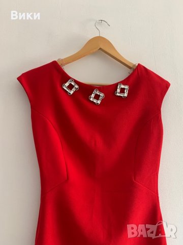 Fervente красива червена рокля, снимка 4 - Рокли - 29085333