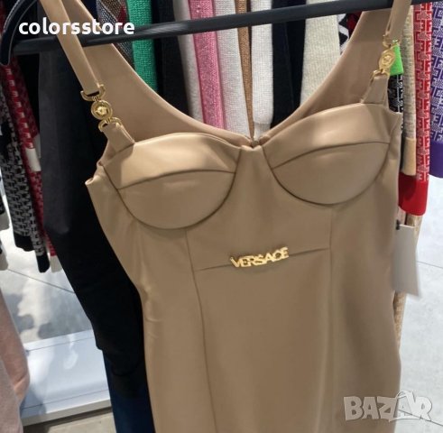 Кожена рокля Versace  код Br301