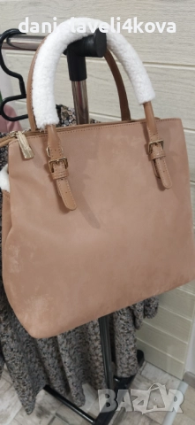 Дамска чанта Beverly Hills Polo Club КАМЕЛ, снимка 2 - Чанти - 52504938