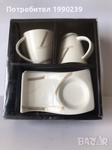 Сервиз сет за кафе за двама - НОВИ, снимка 8 - Сервизи - 40673792