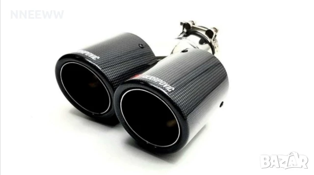 Накрайник ауспух - Akrapovič двоен 76мм - 1052-76 R , снимка 2 - Аксесоари и консумативи - 50683542