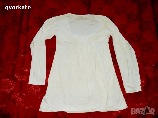 Бяла блуза, снимка 3 - Корсети, бюстиета, топове - 35263513