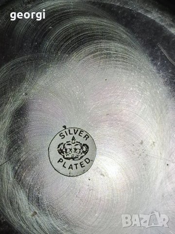 ретро посребрена захарница с поднос   7/2, снимка 9 - Аксесоари за кухня - 49775319