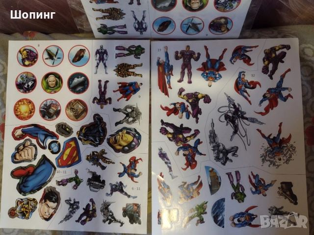 НОВО! Стикери Супермен , снимка 8 - Колекции - 51796426