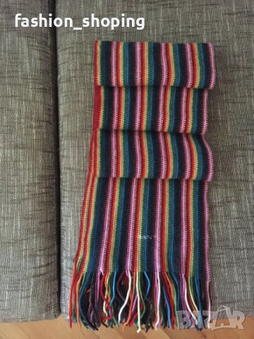 Пъстър шал Gant (вълна)