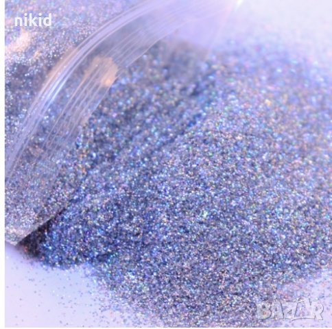 холограмен супер ситен фин магически лазер  пигмент за нокти маникюр декорация страхотен брокат и др, снимка 2 - Продукти за маникюр - 29874165