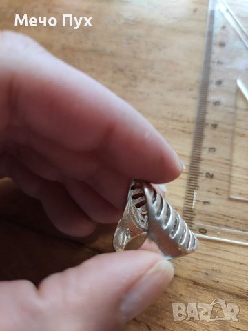 Сребърен пръстен (44), снимка 5 - Пръстени - 38289747