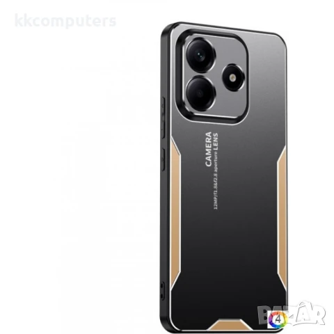 Xiaomi Redmi Note 14 5G TPU Hybrid Metal Удароустойчив Калъф и Протектор, снимка 2 - Калъфи, кейсове - 50904142