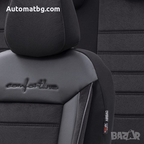 Тапицерия за седалки Automat, 11 части, Черен, снимка 4 - Аксесоари и консумативи - 44243982