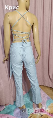 Елегантен гащеризон с гол гръб, размер М, снимка 2 - Гащеризони - 44506647