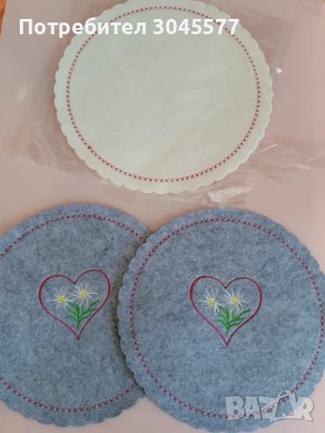 Салфетки Подложки 3 броя, снимка 1