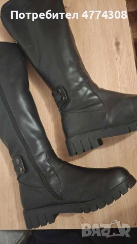 Ботуши от естествена кожа ELIZA , номер 39. , снимка 6 - Дамски ботуши - 53937979