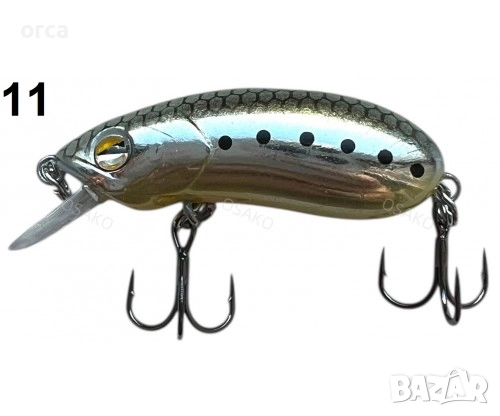 Воблер OSAKO CC35 Floating 35 mm – повърхностен воблер за хищници, снимка 11 - Такъми - 51888043