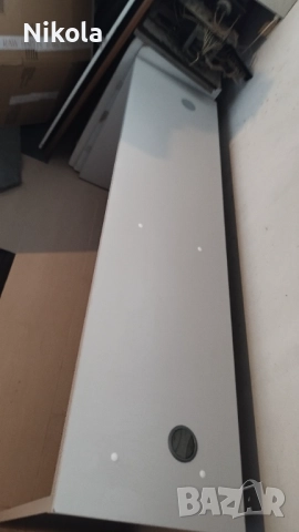 Бюро - офис маса 160/40/72см светло сиво, снимка 9 - Работни маси и бюра - 51715843