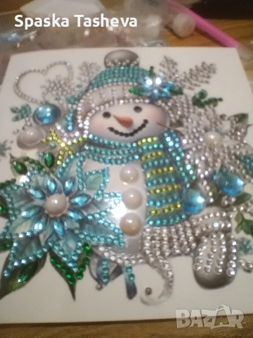 Диамантени коледни картички , снимка 15 - Други - 52764319