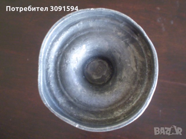 Стара ОЛОВНО КАЛАЕНА КАНА, снимка 5 - Колекции - 34520143