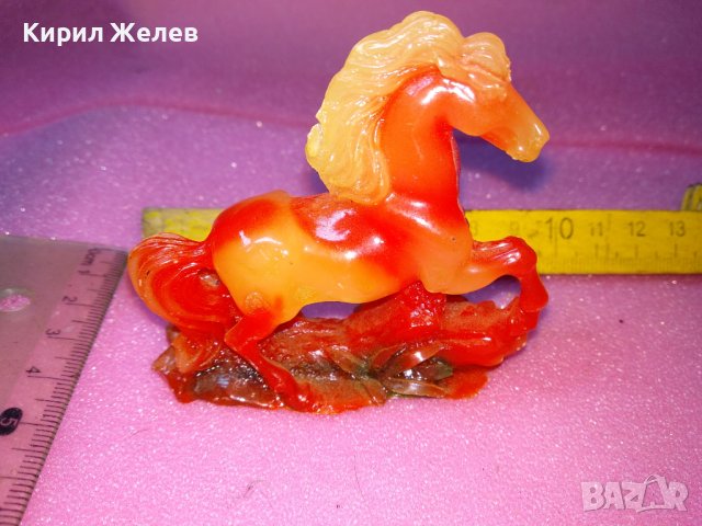 ПРЕКРАСНО КОНЧЕ ДЕКОРАТИВНА СТАТУЕТКА ФИГУРКА от ПОЛИРЕЗИН / СМОЛА 42853, снимка 4 - Статуетки - 44150591