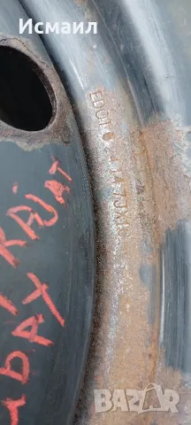 Желязна джанта за Хюндай Тражет,Киа 16ц , снимка 2 - Гуми и джанти - 50164119