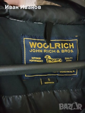 Дебело пухено  яке/парка Woolrich  ramar cloth parka размер S, снимка 7 - Якета - 38900716