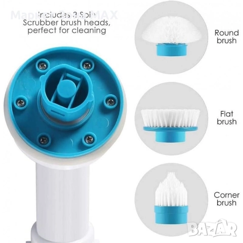 Универсална Четкa За Почистване на Баня SPIN SCRUBBER PRO - Гаранция 12 месеца , снимка 4 - Други стоки за дома - 52942902