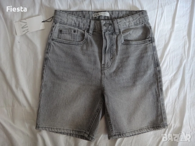 Нови мъжки къси дънки Zara, размер 36, снимка 7 - Къси панталони - 54227329