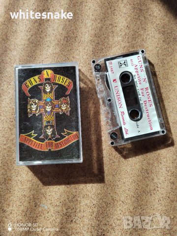 Guns and Roses "Appetite for Destruction" UNISON '87, снимка 1 - Аудио касети - 38692708