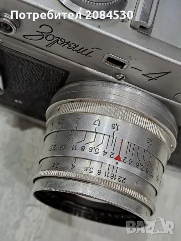 Фотоапарат Зоркий-4, снимка 5 - Антикварни и старинни предмети - 49275560