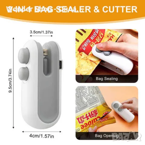 🛠 Мини машина за запечатване на храни – Компактна и лесно преносима 🛠, снимка 2 - Други инструменти - 49298872
