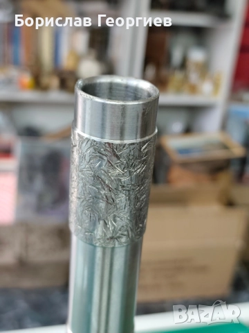 Стоманена ваза или свещник стил бруталист, снимка 2 - Антикварни и старинни предмети - 51675499