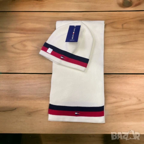 шапка и шал burberry guess gucci tommy hilfiger louis vuitton , снимка 17 - Шапки - 51430699