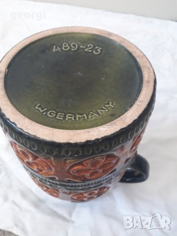 Немска керамична кана ваза, снимка 5 - Колекции - 31314102