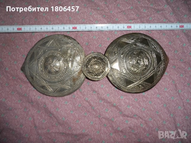 стари възрожденски сребърни пафти, снимка 2 - Антикварни и старинни предмети - 37597854