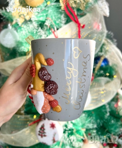 Коледна чаша "Елф", снимка 2 - Коледни подаръци - 52731562