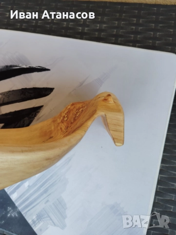 Ръчно изработена фруктиера/купа от бреза. 